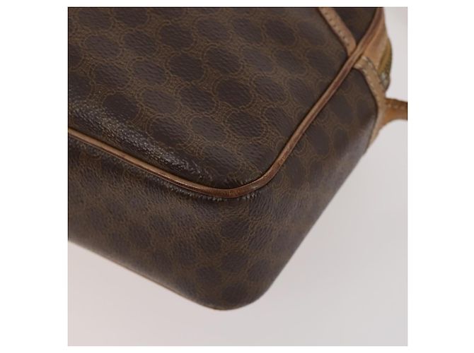 Céline Borsa a Spalla in Tela Macadam CELINE in Pelle PVC 2 Pezzi Marrone Auth bs33753 - vista 16