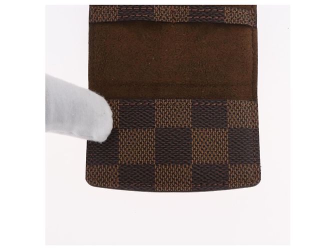 LOUIS VUITTON Bottoni da Polso Damier Ebene LV Auth BA11622 - vista 20