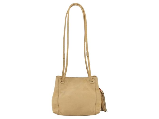 CHANEL Borsa Tote Matelassé in Pelle di Pecora Beige CC Auth bs34128 - vista 2