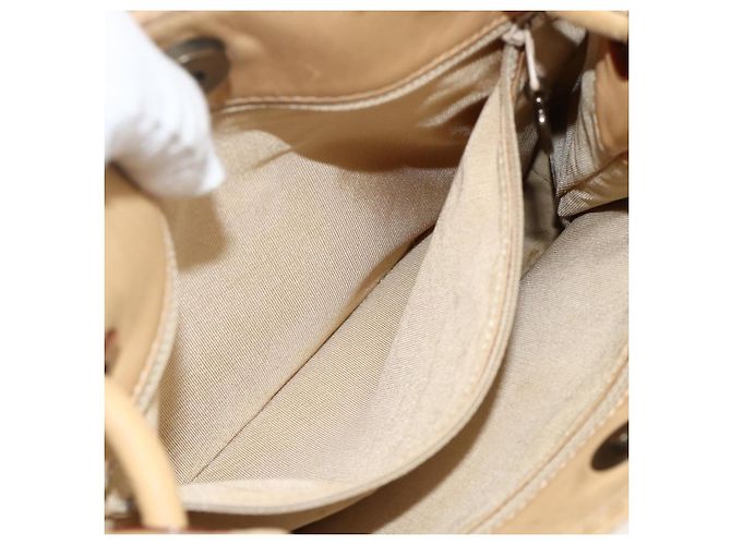 CHANEL Borsa Tote Matelassé in Pelle di Pecora Beige CC Auth bs34128 - vista 20