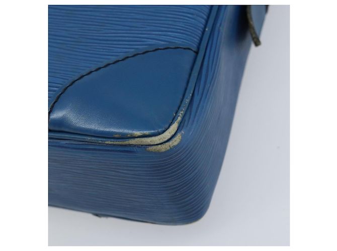 LOUIS VUITTON Epi Porta Documentos Viagem Bolsa de Negócios Azul M41144 LV Auth BSZ487 - vista 17