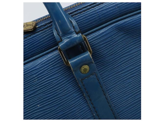 LOUIS VUITTON Epi Porta Documentos Viagem Bolsa de Negócios Azul M41144 LV Auth BSZ487 - vista 18