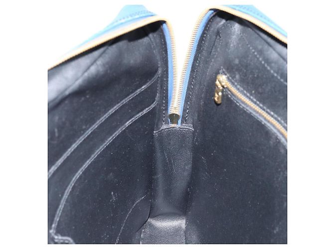 LOUIS VUITTON Epi Porta Documentos Viagem Bolsa de Negócios Azul M41144 LV Auth BSZ487 - vista 22
