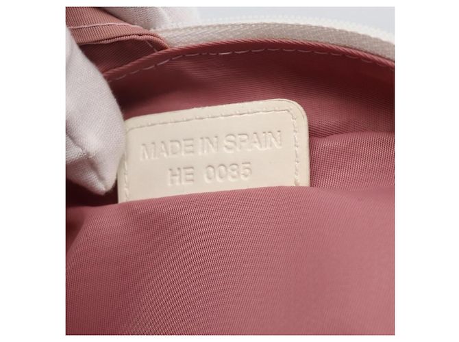 Christian Dior Trotter Canvas Pouch PVC Pink Silver Auth th6638 Silvery - view 12