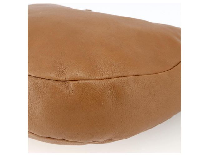 Borsa a Spalla Gancini in Pelle Marrone Oro Salvatore Ferragamo Auth gh1932 D'oro - vista 15
