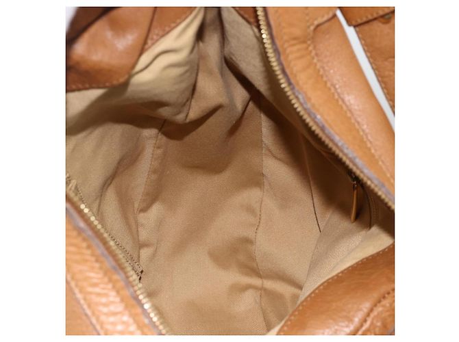 Borsa a Spalla Gancini in Pelle Marrone Oro Salvatore Ferragamo Auth gh1932 D'oro - vista 18