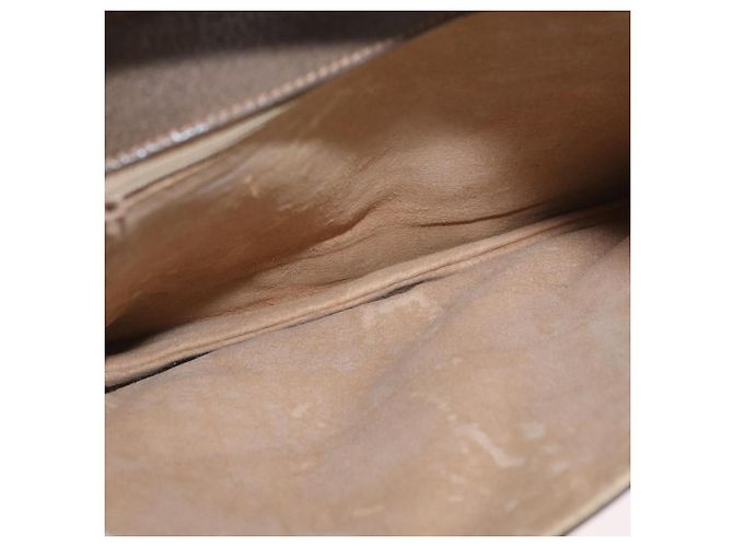 Gucci Borsa a Spalla GG Supreme PVC Beige Oro Auth AMZ406 D'oro - vista 11