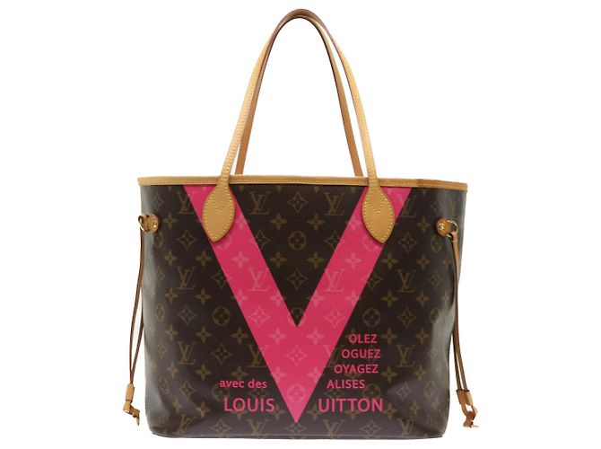 LOUIS VUITTON Borsa Tote Monogram Neverfull MM Grenard M41602 LV Auth 51265SAV Monogramma - vista 13