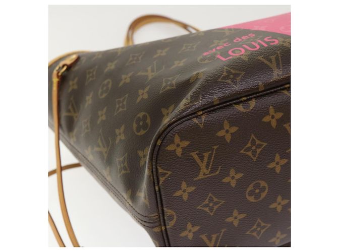 LOUIS VUITTON Borsa Tote Monogram Neverfull MM Grenard M41602 LV Auth 51265SAV Monogramma - vista 15