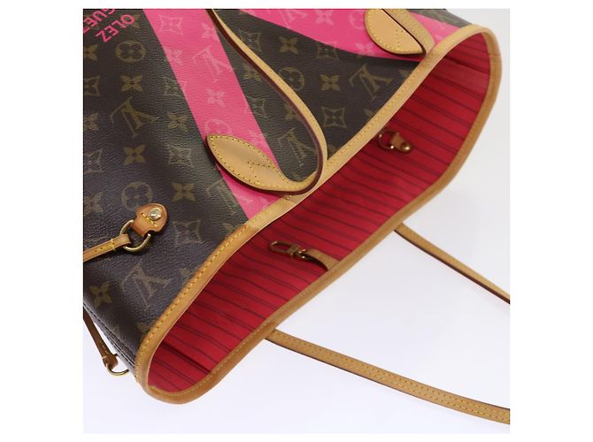 LOUIS VUITTON Borsa Tote Monogram Neverfull MM Grenard M41602 LV Auth 51265SAV Monogramma - vista 6
