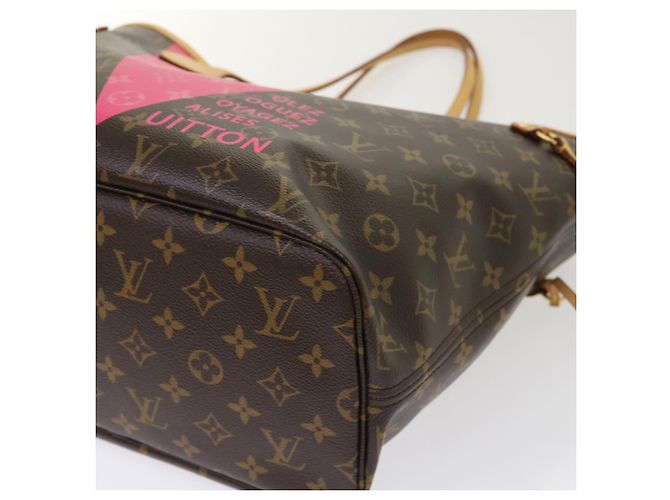 LOUIS VUITTON Borsa Tote Monogram Neverfull MM Grenard M41602 LV Auth 51265SAV Monogramma - vista 9