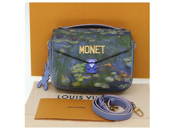LOUIS VUITTON Masters Collection Pochette Metis MM Monnaie M53502 LV Auth 52146SM Blu navy - vista 12
