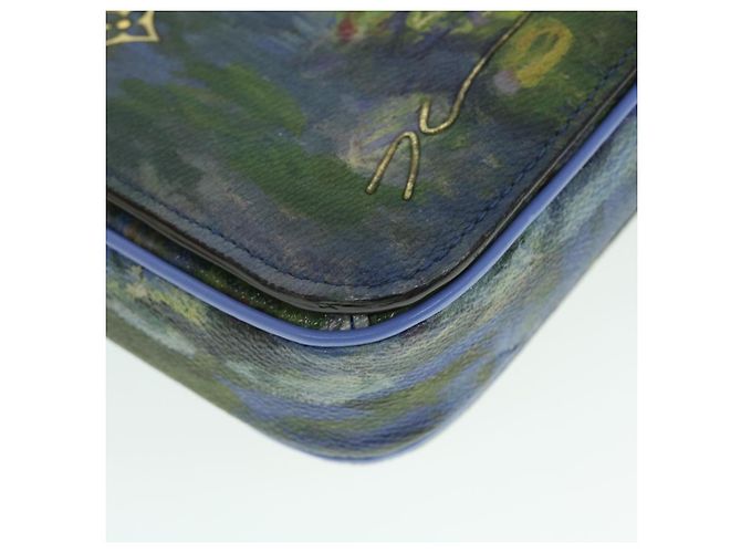 LOUIS VUITTON Masters Collection Pochette Metis MM Monnaie M53502 LV Auth 52146SM Blu navy - vista 18