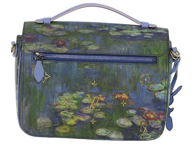 LOUIS VUITTON Masters Collection Pochette Metis MM Monnaie M53502 LV Auth 52146SM Blu navy - vista 2