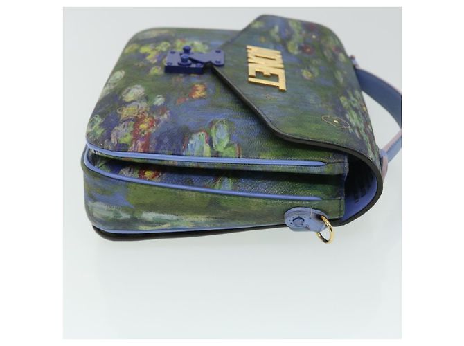 LOUIS VUITTON Masters Collection Pochette Metis MM Monnaie M53502 LV Auth 52146SM Blu navy - vista 3