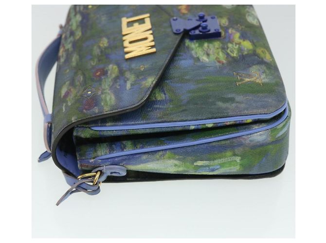 LOUIS VUITTON Masters Collection Pochette Metis MM Monnaie M53502 LV Auth 52146SM Blu navy - vista 4