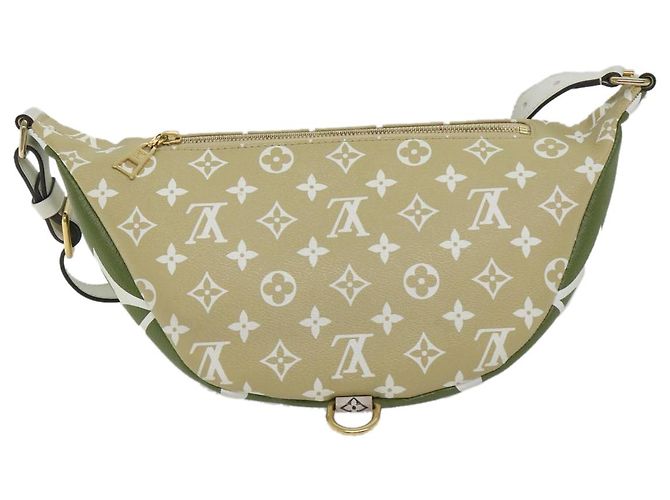 LOUIS VUITTON Marsupio Monogramma Gigante Borsa per il Corpo Khaki M44611 LV Auth 57013SAM Cachi - vista 2