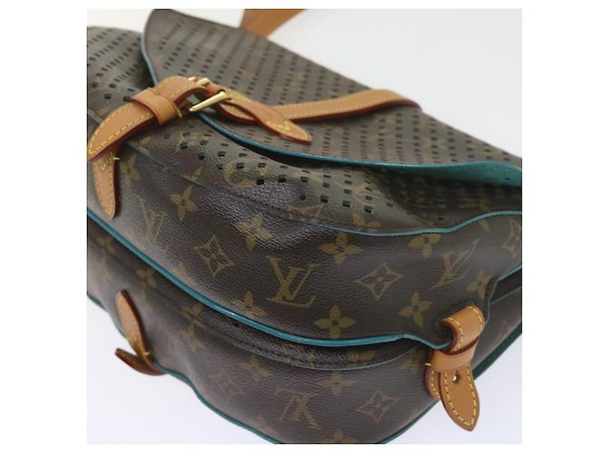 LOUIS VUITTON Borsa a Spalla Monogram Perfo Saumur 30 M93998 LV Auth 59612SAV Monogramma - vista 15