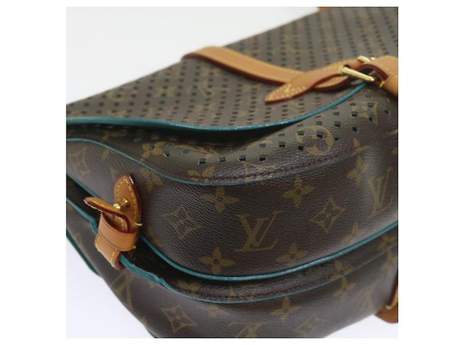 LOUIS VUITTON Borsa a Spalla Monogram Perfo Saumur 30 M93998 LV Auth 59612SAV Monogramma - vista 18