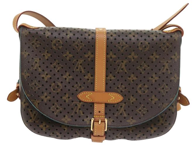 LOUIS VUITTON Borsa a Spalla Monogram Perfo Saumur 30 M93998 LV Auth 59612SAV Monogramma - vista 2