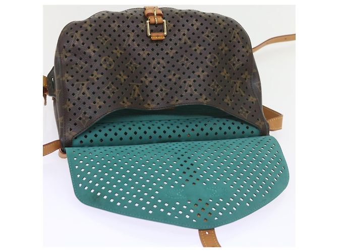 LOUIS VUITTON Borsa a Spalla Monogram Perfo Saumur 30 M93998 LV Auth 59612SAV Monogramma - vista 24