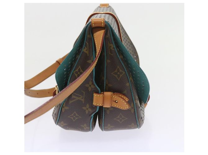 LOUIS VUITTON Borsa a Spalla Monogram Perfo Saumur 30 M93998 LV Auth 59612SAV Monogramma - vista 3