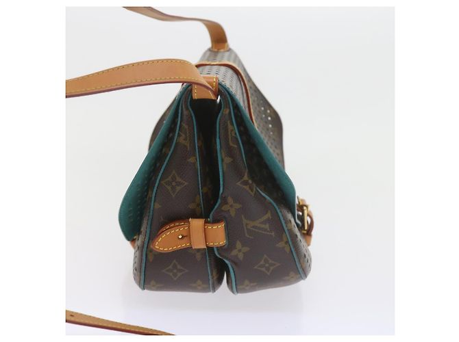 LOUIS VUITTON Borsa a Spalla Monogram Perfo Saumur 30 M93998 LV Auth 59612SAV Monogramma - vista 4