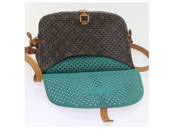 LOUIS VUITTON Borsa a Spalla Monogram Perfo Saumur 30 M93998 LV Auth 59612SAV Monogramma - vista 9