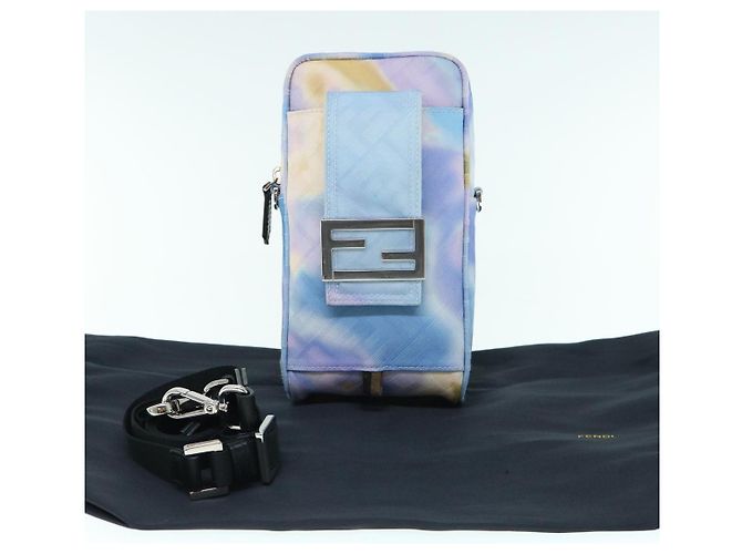 FENDI Zucca Canvas Schultertasche Hellblau Auth 62025SAV - Ansicht 12