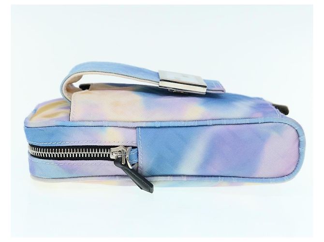 FENDI Zucca Canvas Schultertasche Hellblau Auth 62025SAV - Ansicht 3