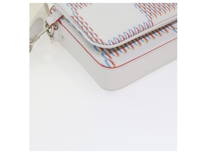 LOUIS VUITTON Bolsa Mensageiro Damier Giant Spray Trio Branca M20665 Auth ar11066SM Branco - vista 14