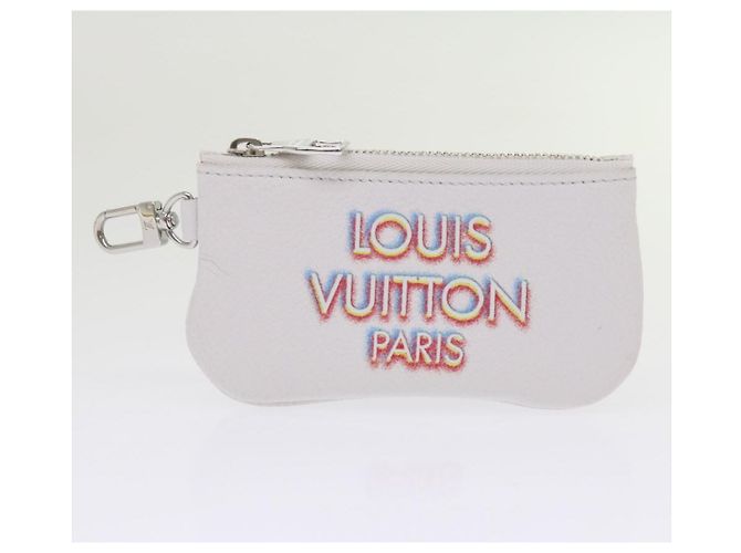 LOUIS VUITTON Bolsa Mensageiro Damier Giant Spray Trio Branca M20665 Auth ar11066SM Branco - vista 25