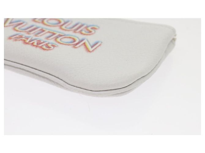 LOUIS VUITTON Bolsa Mensageiro Damier Giant Spray Trio Branca M20665 Auth ar11066SM Branco - vista 32