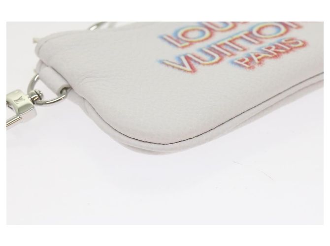 LOUIS VUITTON Bolsa Mensageiro Damier Giant Spray Trio Branca M20665 Auth ar11066SM Branco - vista 33