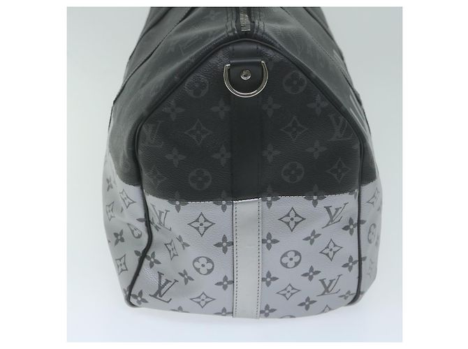 LOUIS VUITTON Eclipse Split Keepall Bandouliere 50 Borsa Boston M43817 Auth 57012SM Monogramma - vista 4