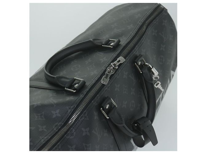 LOUIS VUITTON Eclipse Split Keepall Bandouliere 50 Borsa Boston M43817 Auth 57012SM Monogramma - vista 6