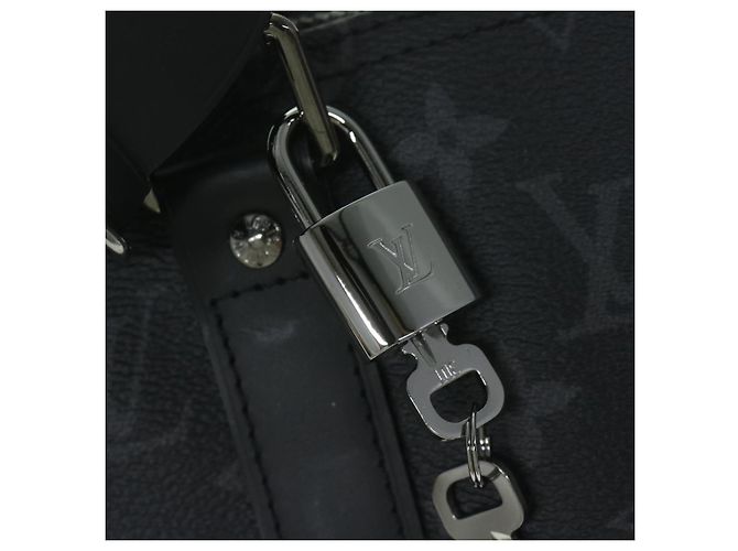 LOUIS VUITTON Eclipse Split Keepall Bandouliere 50 Borsa Boston M43817 Auth 57012SM Monogramma - vista 9
