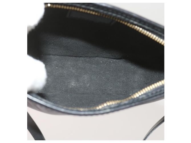LOUIS VUITTON Pochette per Trucco Epi SPO Nera LV Auth am5671SAV Nero - vista 10