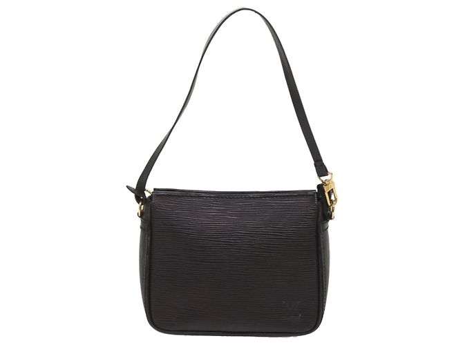 LOUIS VUITTON Pochette per Trucco Epi SPO Nera LV Auth am5671SAV Nero - vista 13