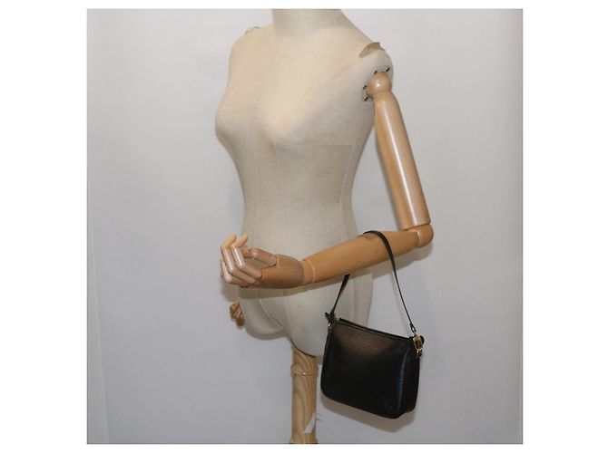 LOUIS VUITTON Pochette per Trucco Epi SPO Nera LV Auth am5671SAV Nero - vista 21