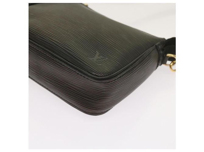 LOUIS VUITTON Pochette per Trucco Epi SPO Nera LV Auth am5671SAV Nero - vista 8