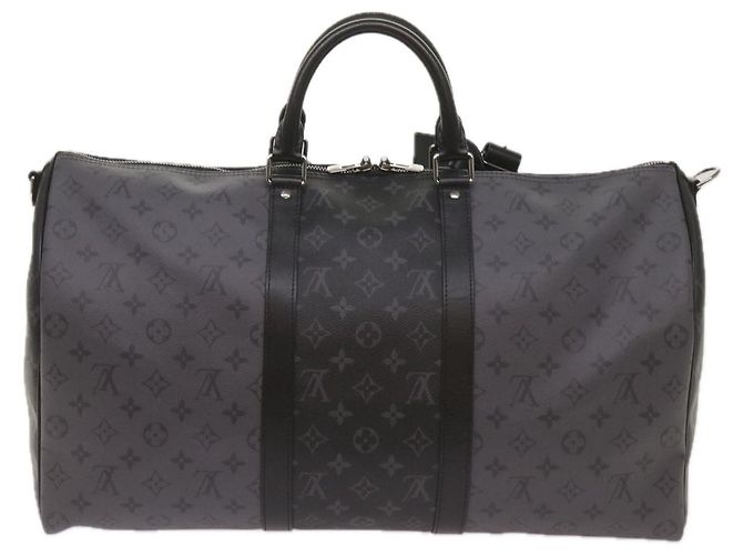 Keepall Bandoulière 50 Eclipse Reverse Tasche LOUIS VUITTON M45392 Auth LV 68414SM Monogramm - Ansicht 2