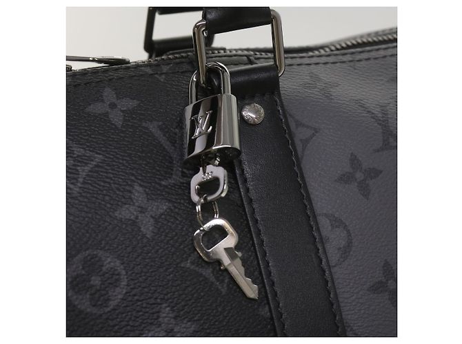 Keepall Bandoulière 50 Eclipse Reverse Tasche LOUIS VUITTON M45392 Auth LV 68414SM Monogramm - Ansicht 9