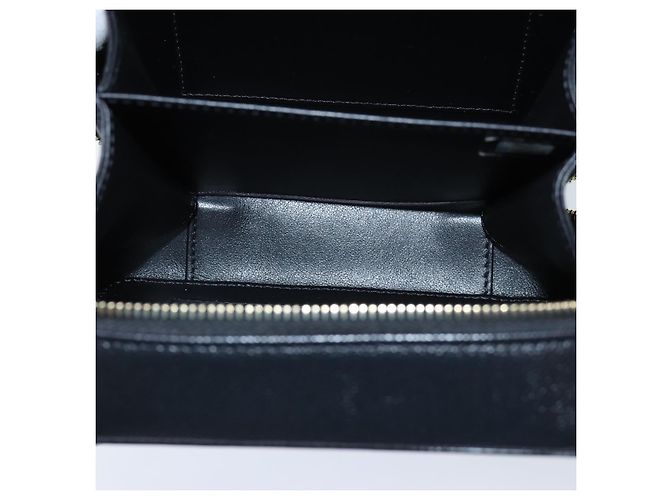 CHANEL Borsa a Spalla Figly Mini in Pelle di Vitello Nera A84452 CC Auth ar11762SAV Nero - vista 10