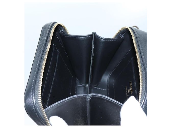CHANEL Borsa a Spalla Figly Mini in Pelle di Vitello Nera A84452 CC Auth ar11762SAV Nero - vista 20