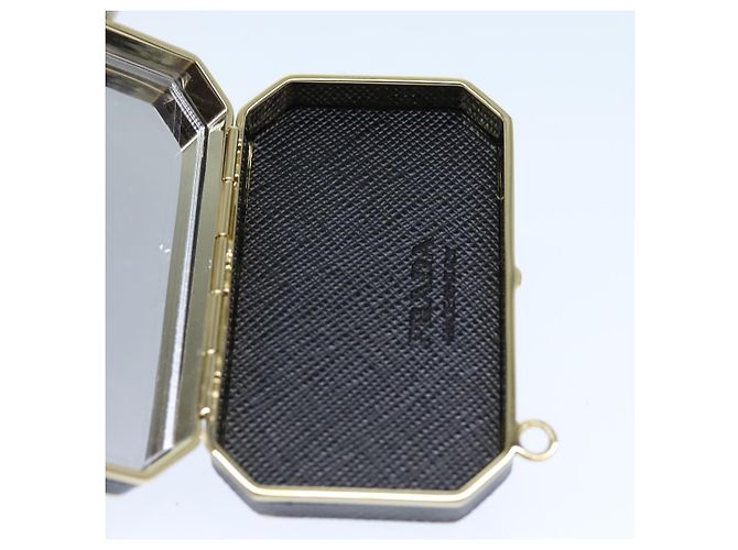 Borsa a Spalla in Nylon Nera Auth 73746SAV PRADA Nero - vista 10