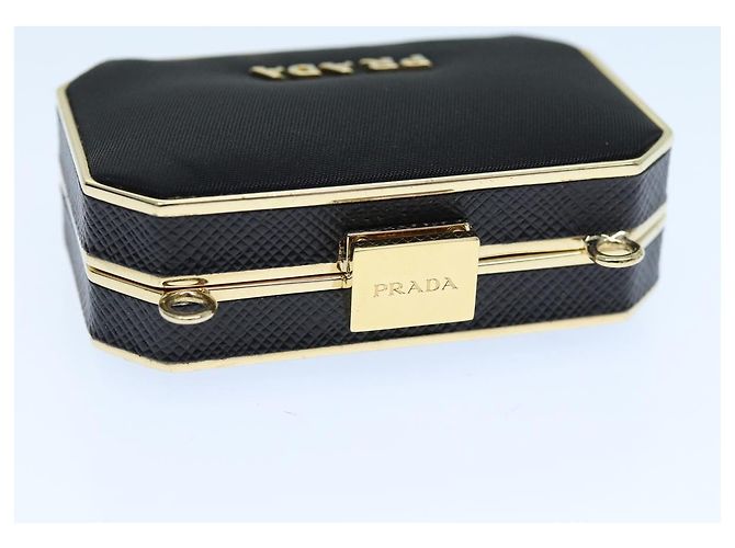 Borsa a Spalla in Nylon Nera Auth 73746SAV PRADA Nero - vista 5