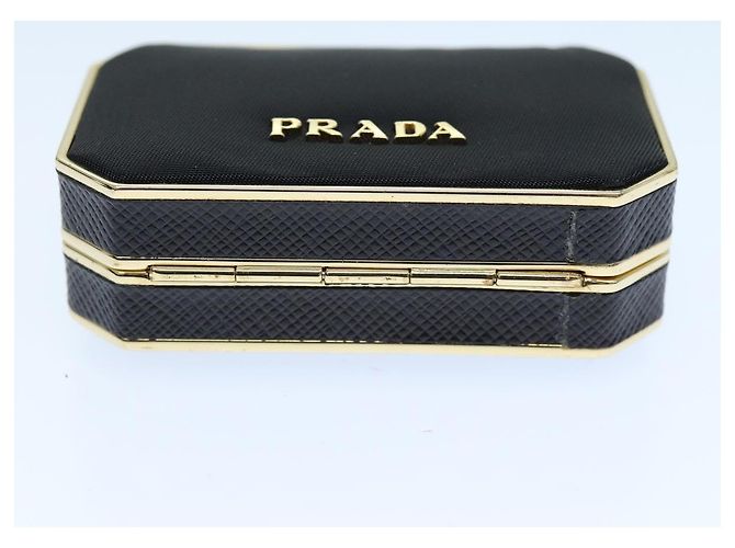 Borsa a Spalla in Nylon Nera Auth 73746SAV PRADA Nero - vista 6