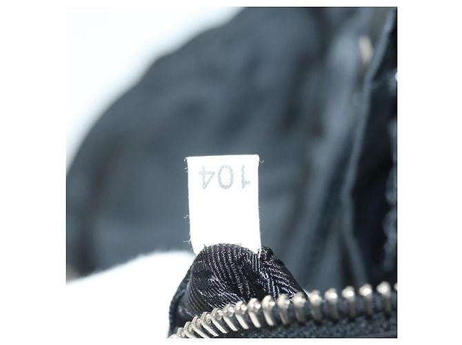 Borsa a Spalla PRADA Nylon Nero Argento Autentica yk19273A - vista 12