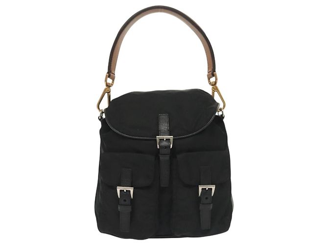 Borsa a Spalla PRADA Nylon Nero Argento Autentica yk19273A - vista 13